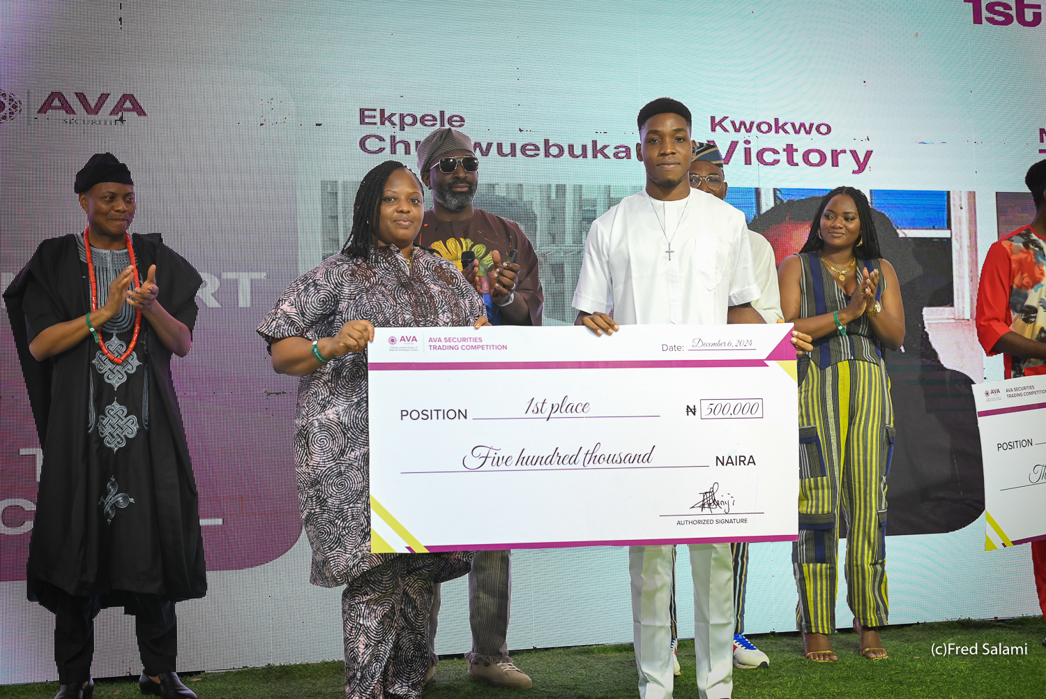 1st place winner receiving cheque