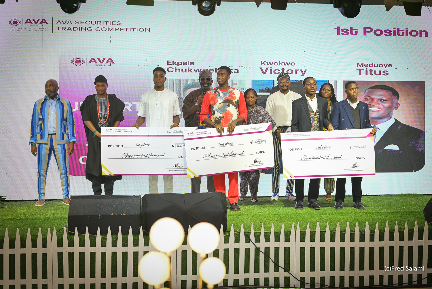 ASTC 4.0 winners with prize cheques on stage
